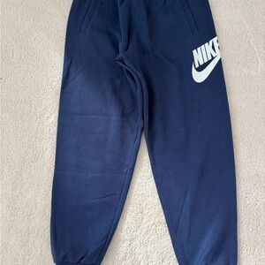 Boys size XL Nike joggers in navy blue